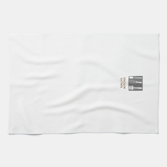 Personalized Kitchen Towel (Horizontal)
