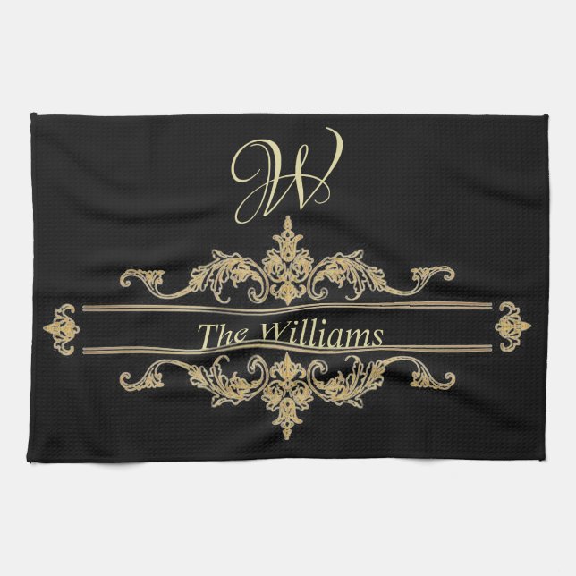 Personalized  kitchen towel (Horizontal)