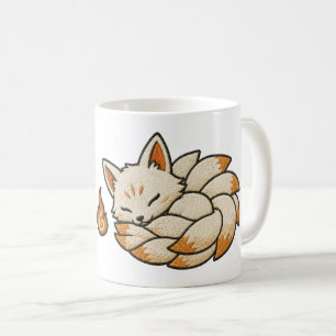 Personalized Kitsune Mug Japanese Nine Tailed Fo