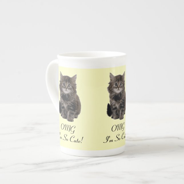Personalized Kitten Mug (Front Left)