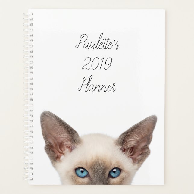 Personalized Kitten Planner (Front)