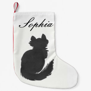 Personalized Kitten Small Christmas Stocking