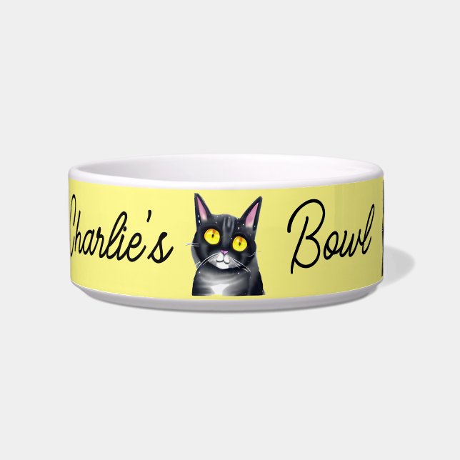 Personalized Kitty Cat Bowl (Front)