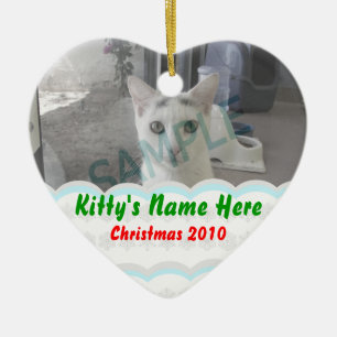 Personalized Kitty Ornament