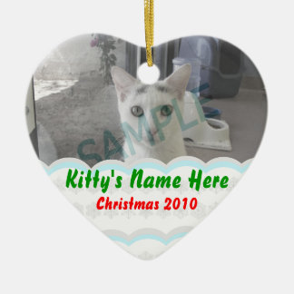 Personalized Kitty Ornament