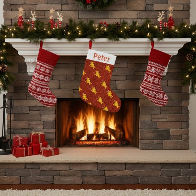 Personalized Knit Pattern Christmas Stocking  (Creator Uploaded)