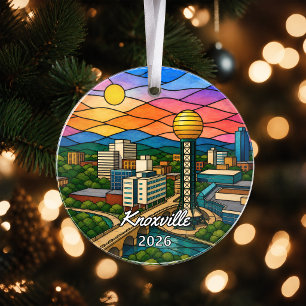 Personalized Knoxville Acrylic Ornament, Custom Te Ornament