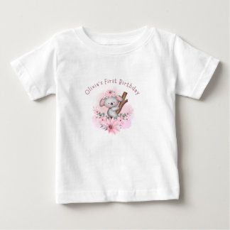 Personalized Koala First Birthday Shirt 