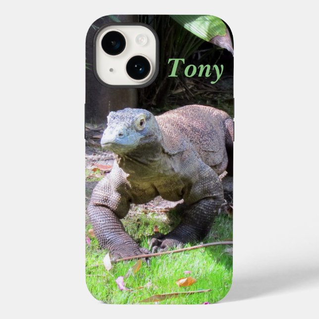 Personalized Komodo Dragon Phone Case (Back)