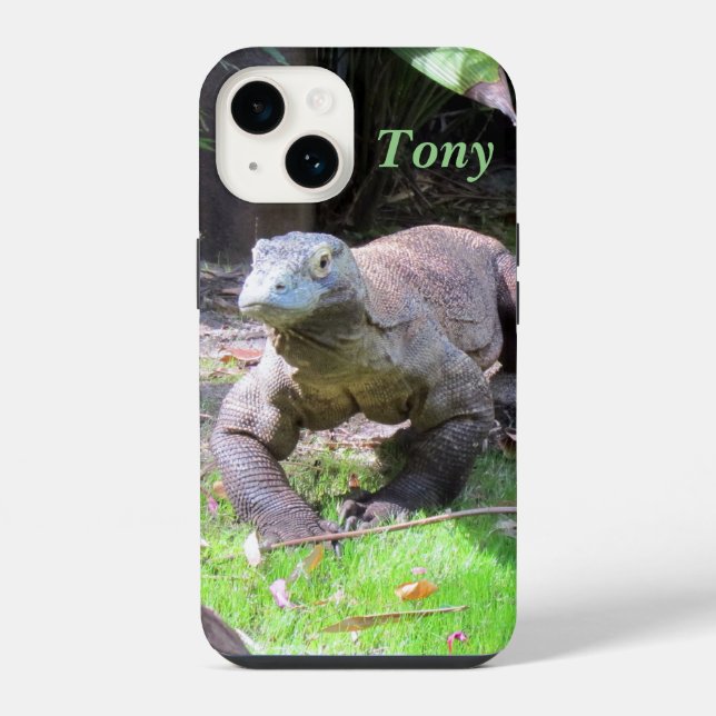 Personalized Komodo Dragon Phone Case (Back)