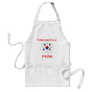 Personalized Korean Kiss Me I'm Pyon Standard Apron