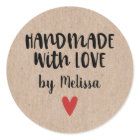 Personalized Kraft Handmade With Love