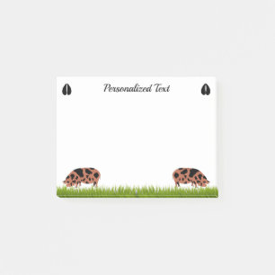 Personalized Kunekune Pigs Post-it Notes