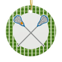 Personalized La Crosse Team Ornament Gift