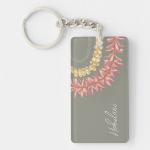 Personalized Lā Lei by Wander With Aloha Keychain