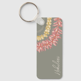 Personalized Lā Lei by Wander With Aloha Keychain