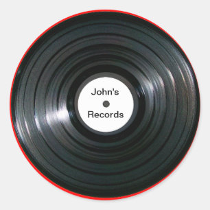 Personalized Label LP Record