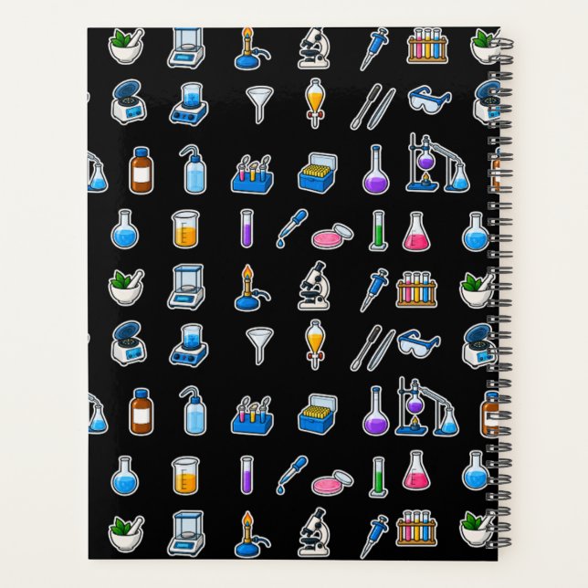 Personalized Laboratory Notebook | Custom Science  Planner (Back)