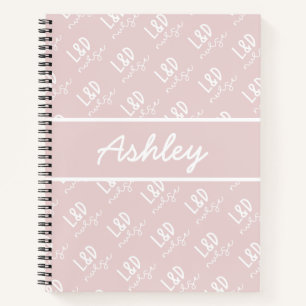 Personalized Labour and Delivery Nurse Pattern  Notebook