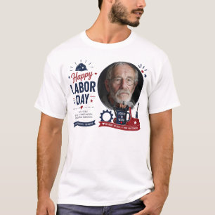 Personalized Labour Day Photo T-Shirt