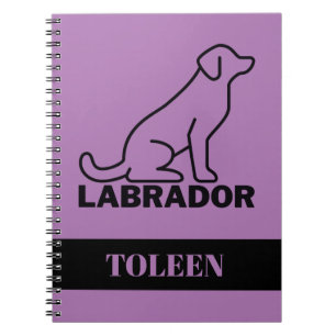 Personalized Labrador Dog Notebook