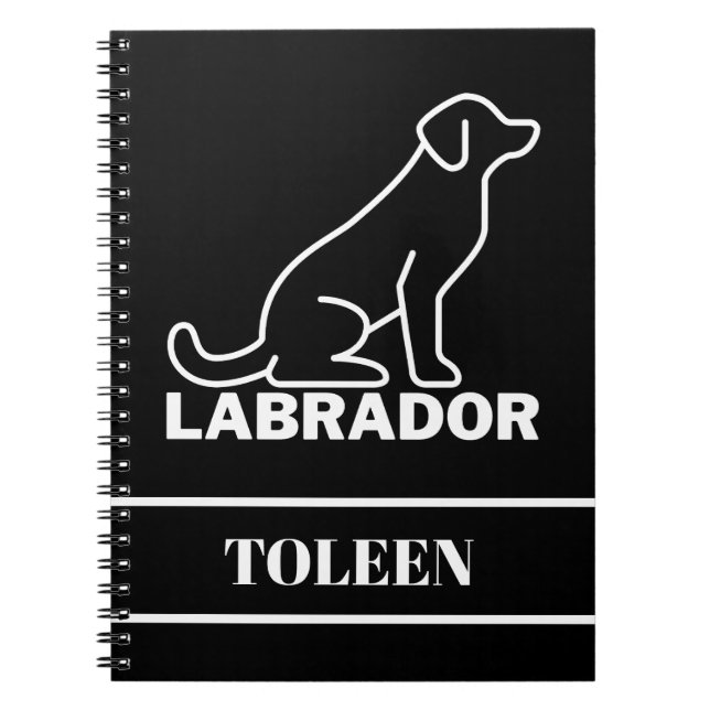 Personalized Labrador Dog               Notebook (Front)