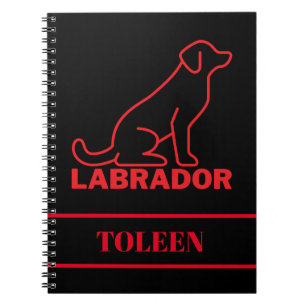 Personalized Labrador Dog Notebook