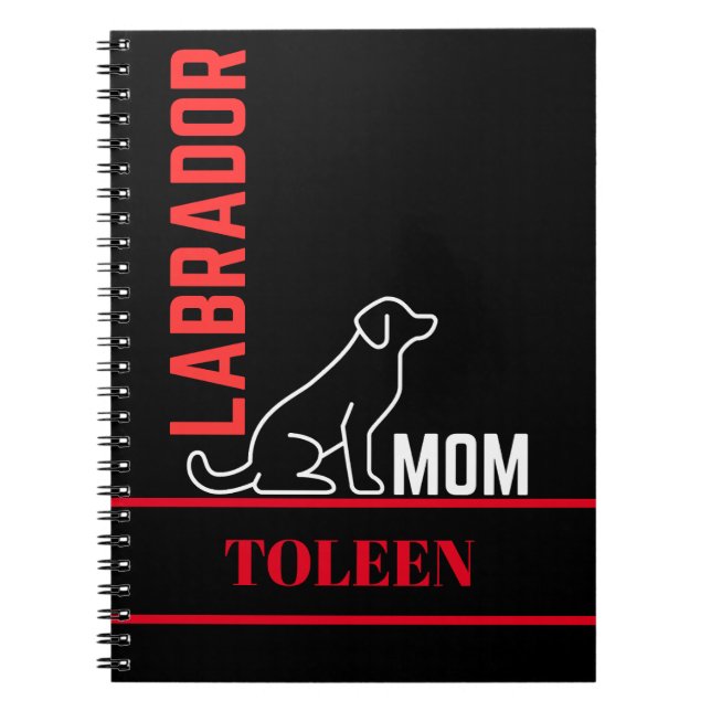Personalized Labrador Dog               Notebook (Front)