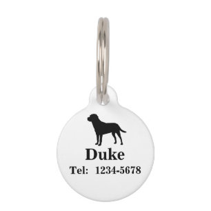 Personalized Labrador Dog Pet Tag