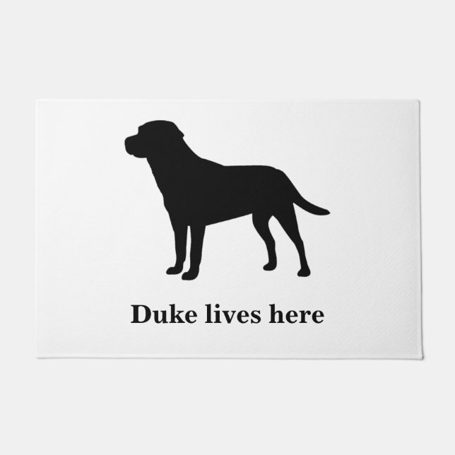 Personalized Labrador Doormat (Front)