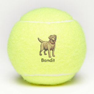 Personalized Labrador Retriever Dog Tennis Ball