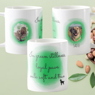 Personalized Labrador Retriever in Pastel Green Coffee Mug