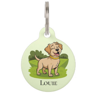 Personalized Labrador Retriever Pet ID Tag