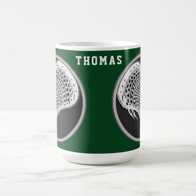 Personalized Lacrosse  Coffee Mug (Center)