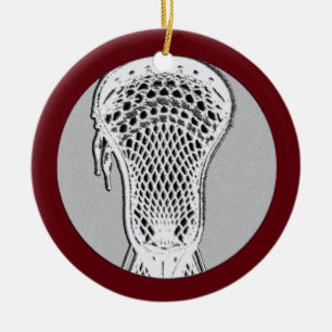 Personalized Lacrosse Collectable Ceramic Ornament