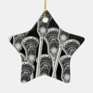 Personalized Lacrosse Collectable Ceramic Ornament