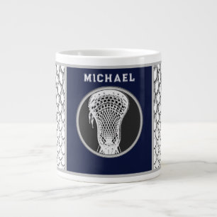Personalized Lacrosse Collectable Giant Coffee Mug