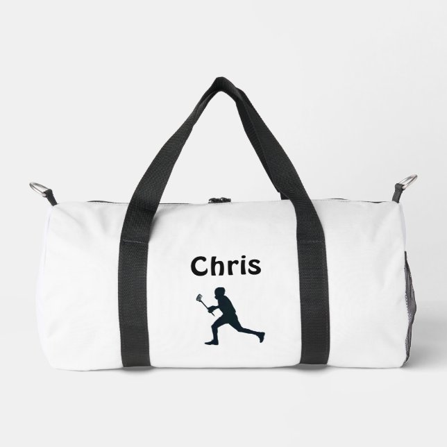 Personalized Lacrosse Duffle Bag (Front)