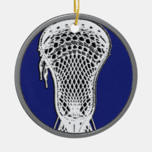 personalized lacrosse keepsake ceramic ornament