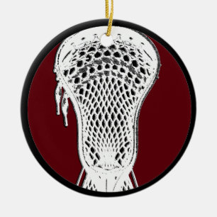 Personalized Lacrosse Keepsake Ceramic Ornament