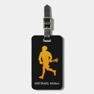  Personalized lacrosse  Luggage Tag