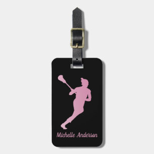  Personalized lacrosse  Luggage Tag