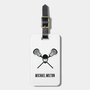  Personalized lacrosse  Luggage Tag