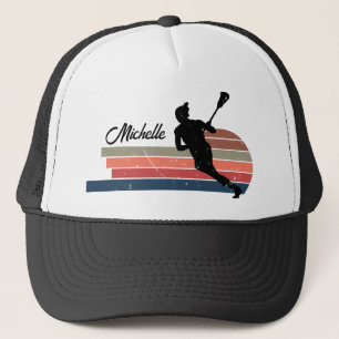 Personalized Lacrosse Name  Trucker Hat