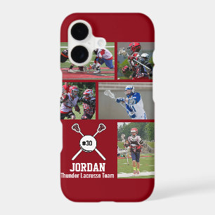 Personalized Lacrosse Photo Collage Name Number