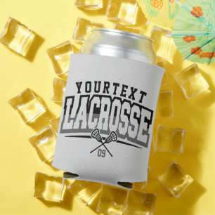 Personalized Lacrosse Player ADD NAME Team Number Can Cooler