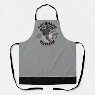 Personalized Lacrosse Player Sports Team Attack  Apron