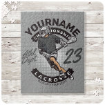 Personalized Lacrosse Player Sports Team Attack Jigsaw Puzzle<br><div class="desc">Personalized Lacrosse Player Sports Team Attack design - Customize with you Name or Custom Text! You can even change the background colour too! Any questions,  send me a message!</div>