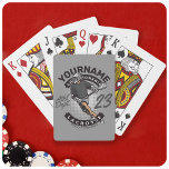 Personalized Lacrosse Player Sports Team Attack  Playing Cards<br><div class="desc">Personalized Lacrosse Player Sports Team Attack design - Customize with you Name or Custom Text! You can even change the background colour too! Any questions,  send me a message!</div>