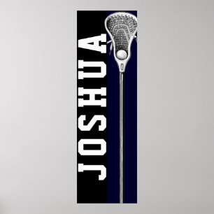 personalized lacrosse poster